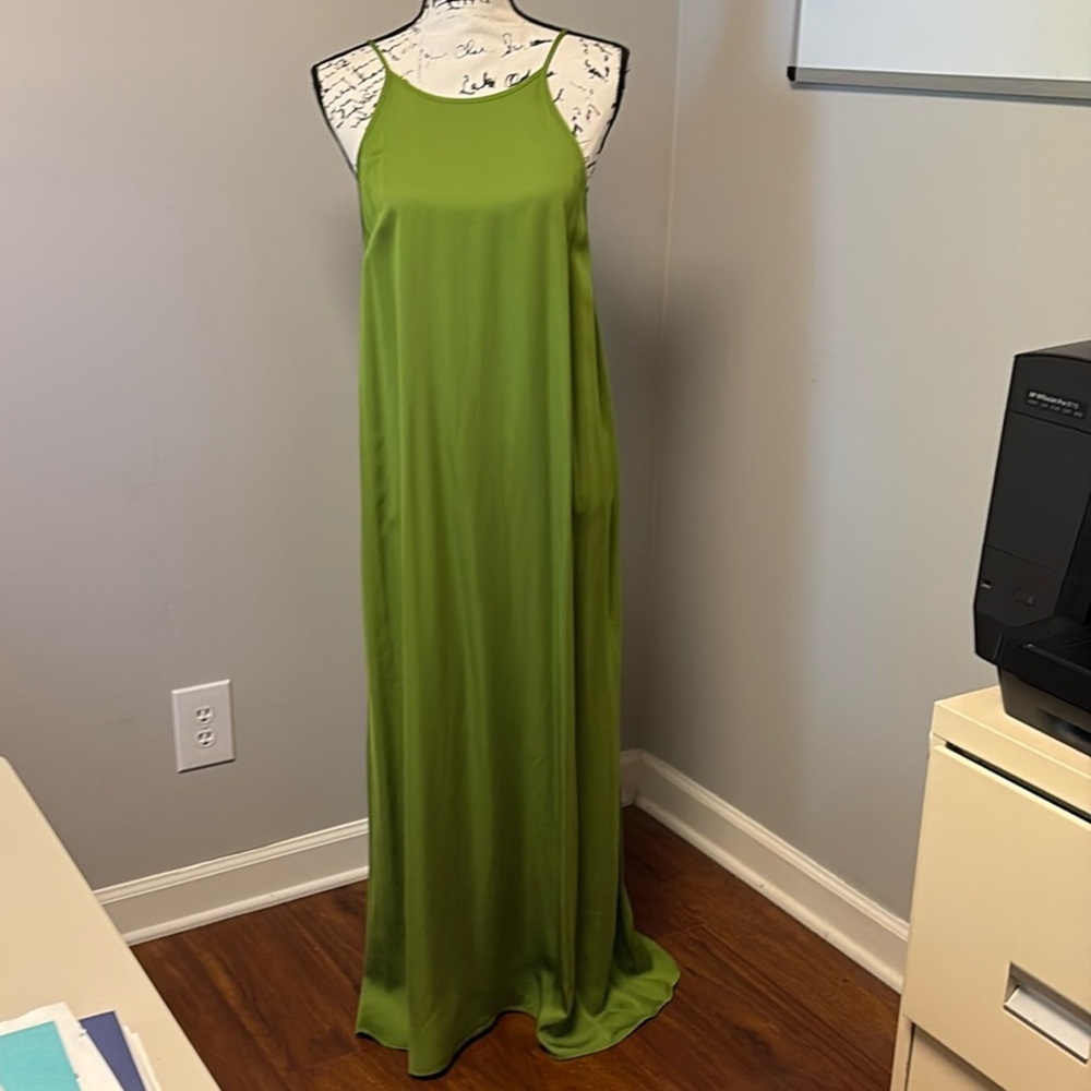 Zara Green Maxi Dress. NEW!